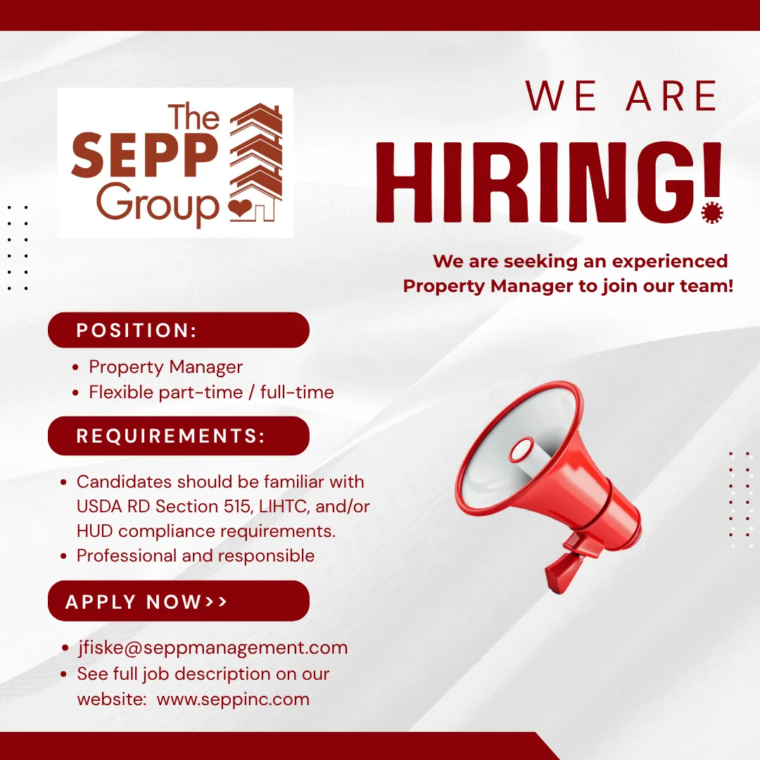 Property Managers Apply Today